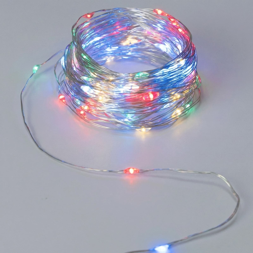 Aigostar - LED kerstslinger 20xLED/2xCR2032 2m meerkleurig