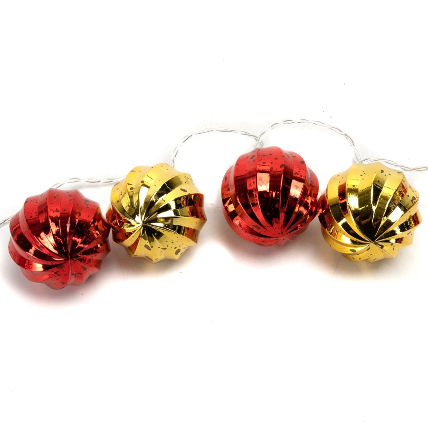 Aigostar - LED kerstsnoer 20xLED/3xAA 2 m warm wit