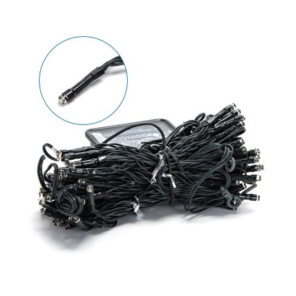 Aigostar - LED zonne-kerstsnoer 100xLED/8 functies 4x1m IP65 warm wit 800 mAh