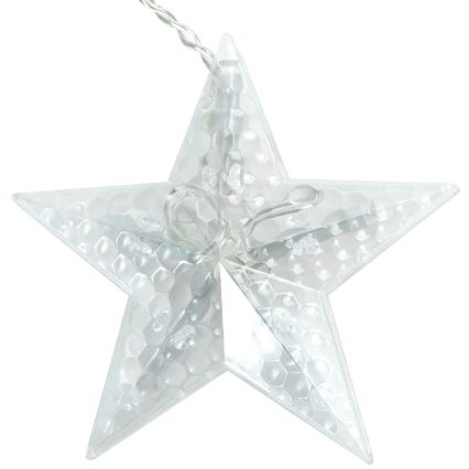 Aigostar - LED buiten kerstsnoer 120xLED/6W/230V/8 functies 3x0,6m IP44 koud wit + afstandsbediening