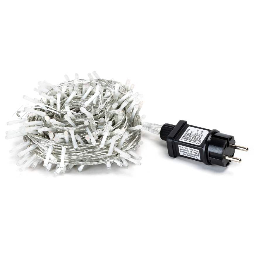 Aigostar - LED-kerstsnoer voor buiten, 200xLED/8 functies, 23m, IP44, multicolor
