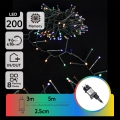 Aigostar - LED-kerstsnoer voor buiten 200xLED/8 functies 8 m IP44 multicolor