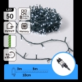 Aigostar - LED kerstsnoer voor buiten 50xLED/8 functies 8m IP44 koel wit