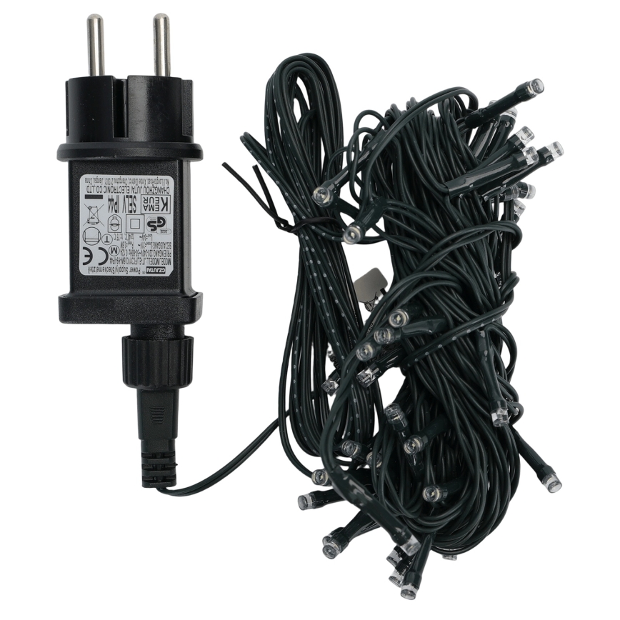 Aigostar - LED kerstsnoer voor buiten 50xLED/8 functies 8m IP44 koel wit