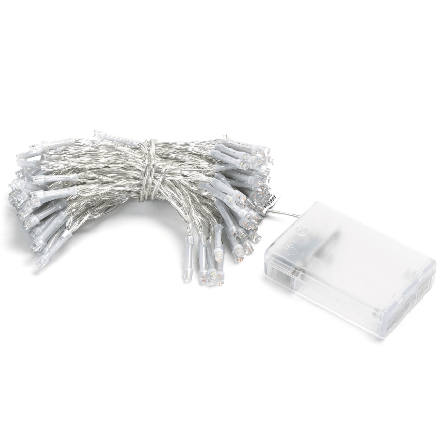 Aigostar - LED kerstverlichting 100xLED/3xAA 10,3m meerkleurig