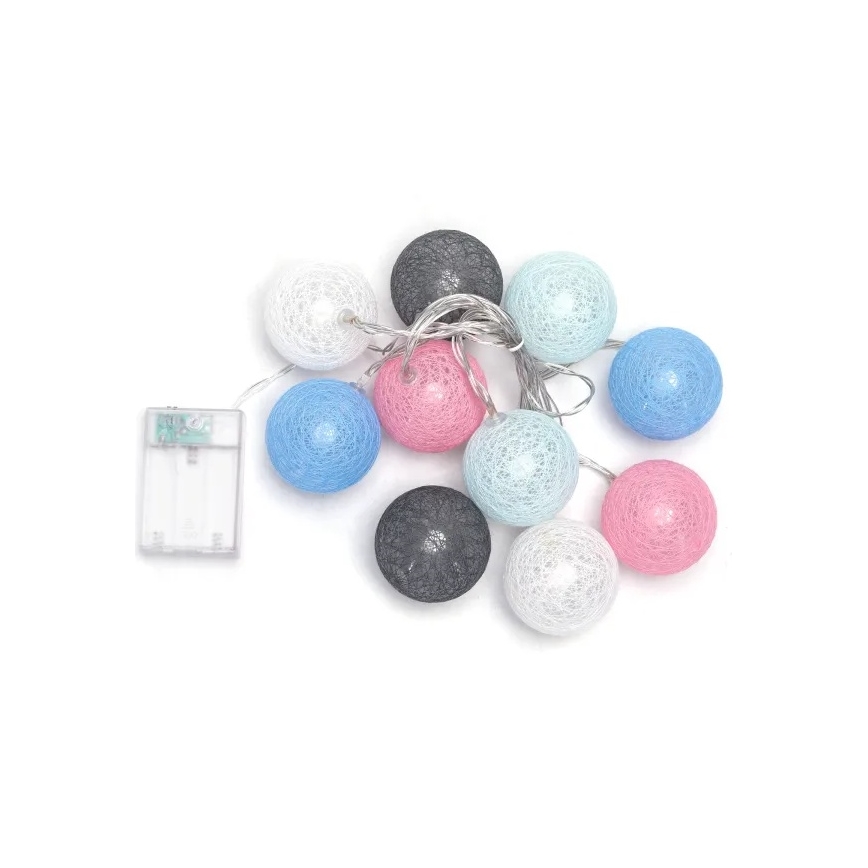 Aigostar - LED kerstverlichting 10xLED/3xAA 2m warm wit