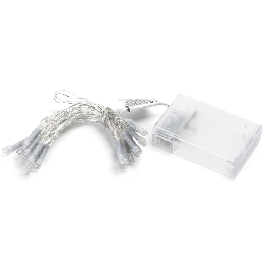 Aigostar - LED kerstverlichting 20xLED/3xAA 2,3 m warm wit