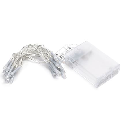 Aigostar - LED kerstverlichting 20xLED/3xAA 2,3m meerkleurig