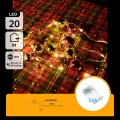 Aigostar - LED kerstverlichting 20xLED/3xAA 2m warm wit