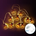 Aigostar - LED kerstverlichting 20xLED/3xAA 3m warm wit sneeuwpop