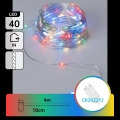 Aigostar - LED kerstverlichting 40xLED/2x3V 4m meerkleurig