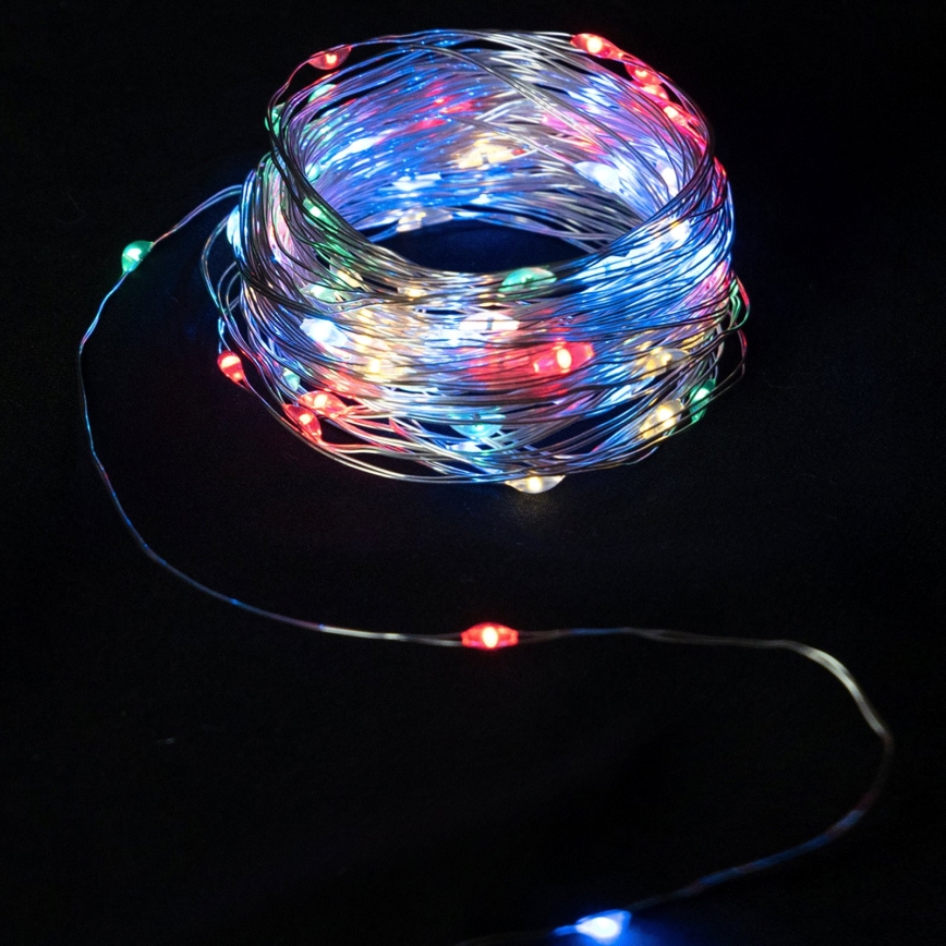 Aigostar - LED kerstverlichting 40xLED/2x3V 4m meerkleurig