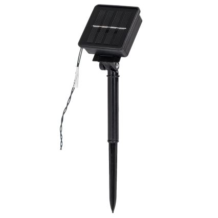 Aigostar - LED zonne-kerstverlichting 100xLED/8 functies 8x0,6m 800 mAh IP65 meerkleurig