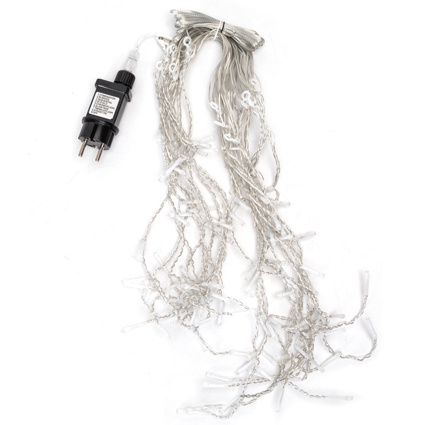 Aigostar - LED kerstverlichting voor buiten 100xLED/8 functies 5x0,4m IP44 koud wit