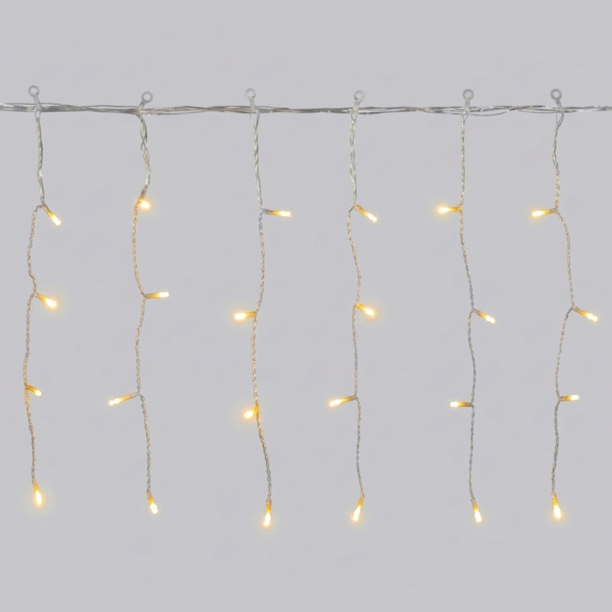 Aigostar - LED kerstverlichting voor buiten 100xLED/8 functies 8x0,4m IP44 warm wit