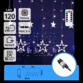 Aigostar - LED kerstverlichting voor buiten 120xLED/8 functies 3x0,6 m IP44 koud wit + afstandsbediening