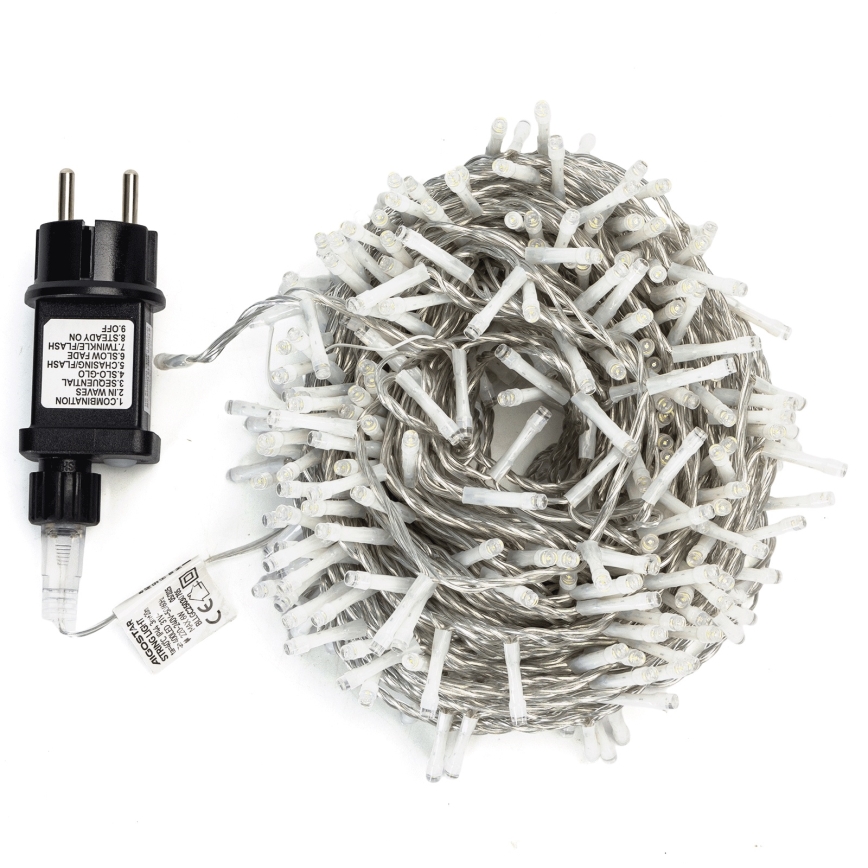 Aigostar - LED kerstverlichtingssnoer voor buiten 400xLED/8 functies 20m IP44 warm wit