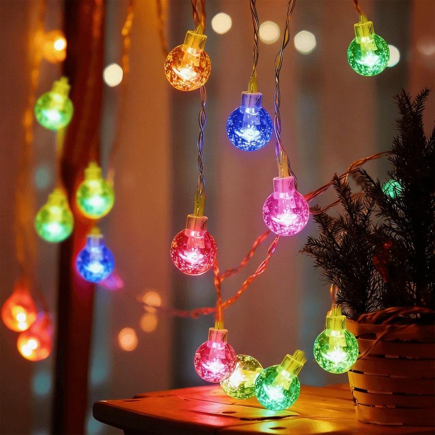 Aigostar - LED kerstverlichting voor buiten 50xLED/8 functies 8m IP44 meerkleurig