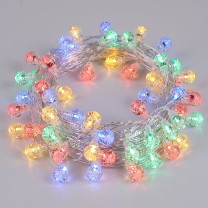 Aigostar - LED kerstverlichting voor buiten 50xLED/8 functies 8m IP44 meerkleurig