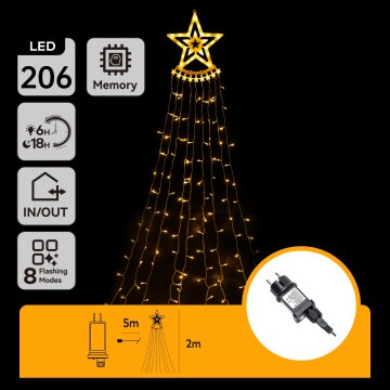 Aigostar - LED kerstverlichting voor buiten LED/3,6W/230V 2m IP44 warm wit