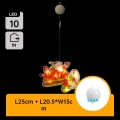 Aigostar - LED Kerstversiering LED/3xAAA Kerst vliegtuig 17cm