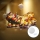 Aigostar - LED Kerstversiering LED/3xAAA Kerstman met rendieren 13,4cm
