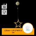 Aigostar - LED Kerstversiering LED/3xAAA ster 19cm