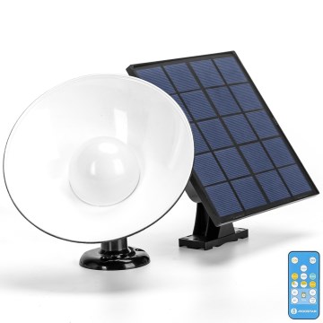 Aigostar - LED-lamp op zonne-energie met een sensor LED/3,2V 3000K/4000K/6500K IP65 5000 mAh afstandsbediening