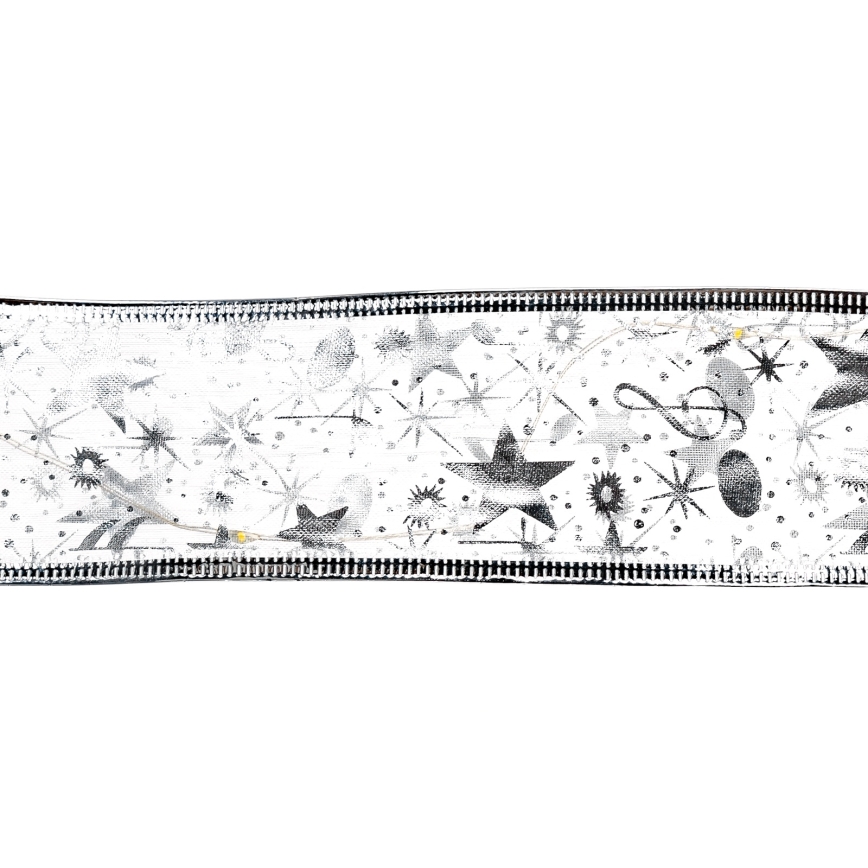 Aigostar - LED-lichtsnoer 100xLED/3xAA 10 m warm wit zilverkleurig