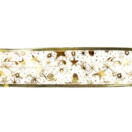 Aigostar - LED-lichtsnoer 100xLED/3xAA 10 m warm wit goudkleurig