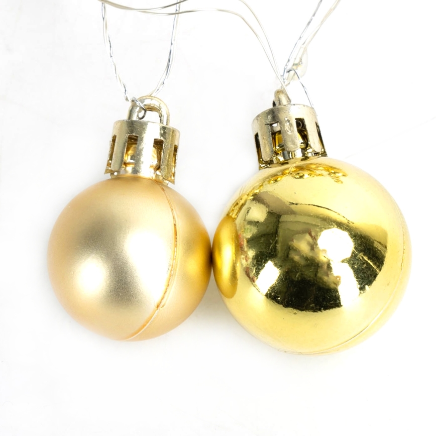 Aigostar - LED-lichtsnoer 20xLED/3xAA 2 m warm wit