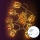 Aigostar - LED-lichtsnoer 20xLED/3xAA 3m warm wit handschoen
