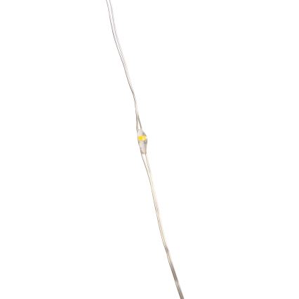 Aigostar - LED-lichtsnoer voor buiten 50xLED/3xAA 5,3 m warm wit