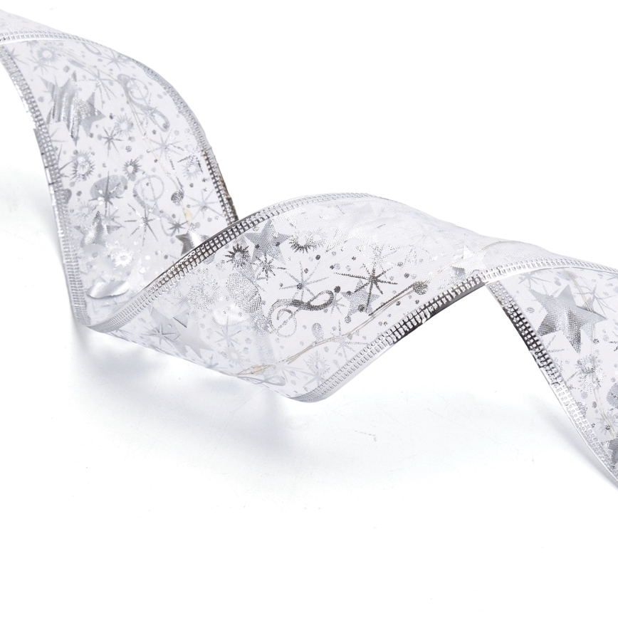 Aigostar - LED-lichtsnoer 50xLED/3xAA, 5 m, warm wit, zilver