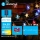 Aigostar - LED-lichtsnoer op zonne-energie 50x LED / 8 lichtfuncties 800 mAh 12 m IP65 meerkleurig