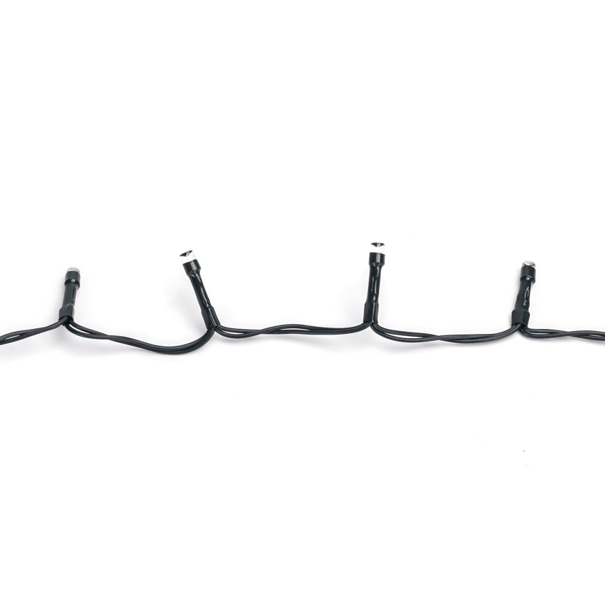 Aigostar - LED-lichtsnoer voor buiten, 200 LED-lampjes, 8 functies, 3× AA-batterijen, 10,3 m, IP44, meerkleurig