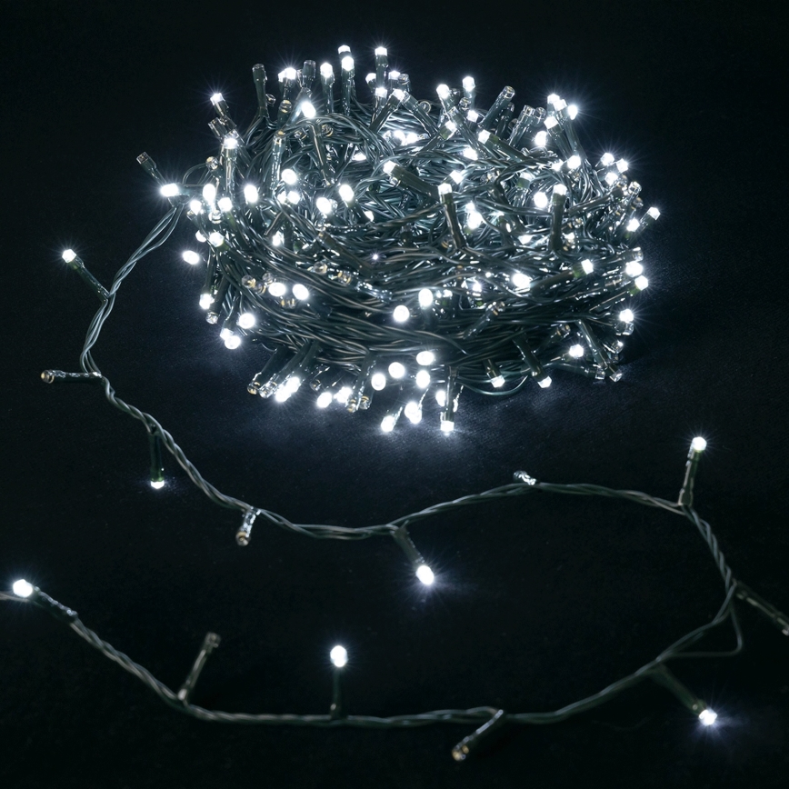 Aigostar - LED-lichtsnoer voor buiten, 200 LED / 8 functies, 20 m, IP44, koud wit