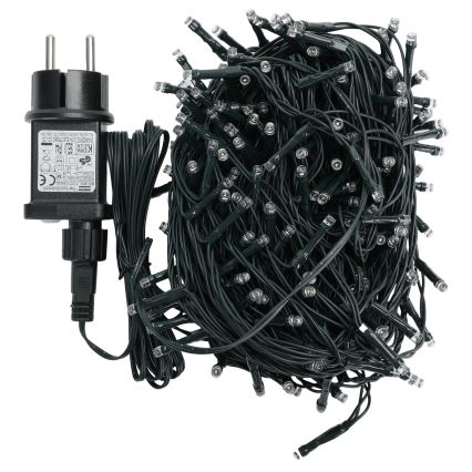 Aigostar - LED-lichtsnoer voor buiten, 200 LED / 8 functies, 20 m, IP44, koud wit