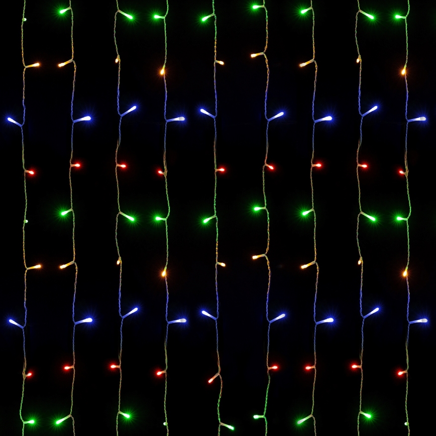 Aigostar - LED-lichtsnoer voor buiten 234 LED's/8 functies 1,2 x 1,8 m IP44 meerkleurig