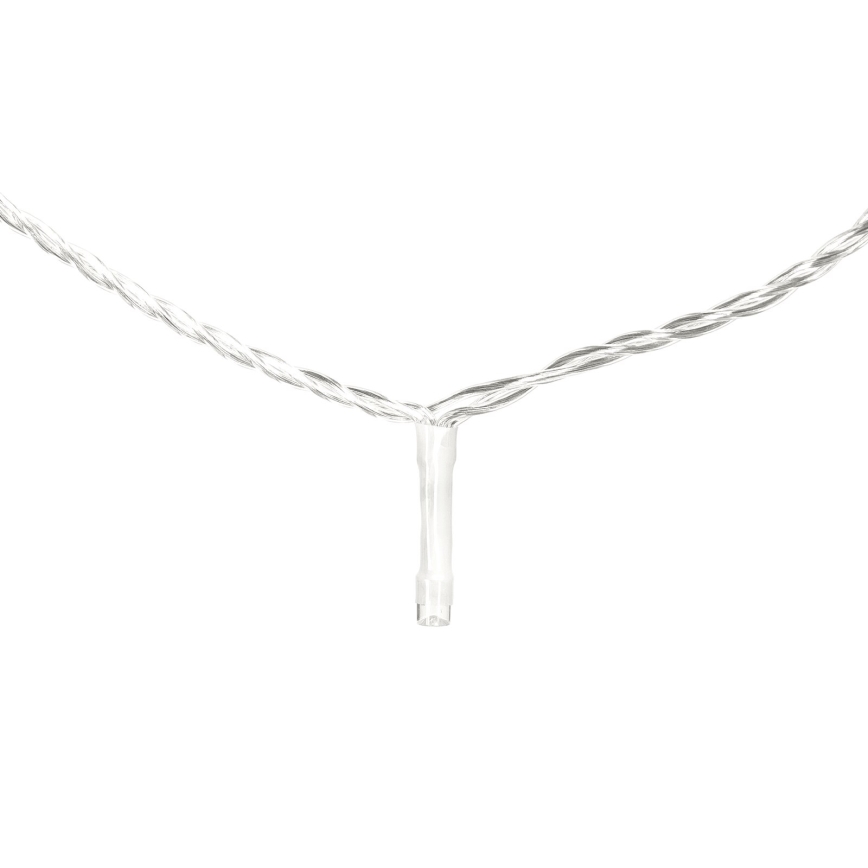 Aigostar - LED-lichtsnoer voor buiten 50x LED/8 functies 8m IP44 koud wit