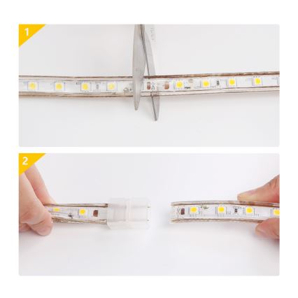Aigostar - LED Lichtstrip voor buiten 50m LED/400W/230V 6500K IP65