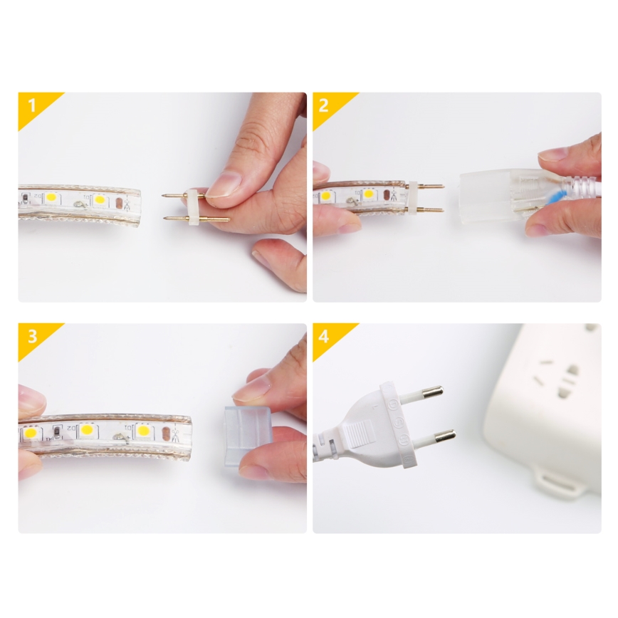 Aigostar - LED Lichtstrip voor buiten 50m LED/400W/230V 6500K IP65