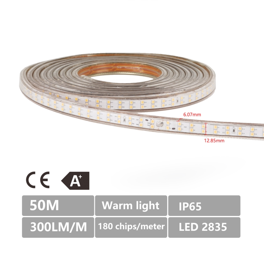 Aigostar - LED Lichtstrip voor buiten 50m LED/400W/230V 6500K IP65