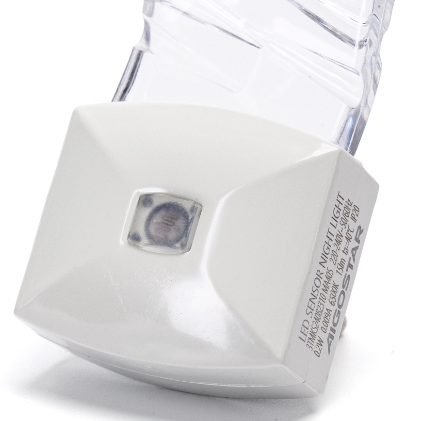 Aigostar - LED Nachtlampje met schemersensor LED/0,2W/230V 6500K