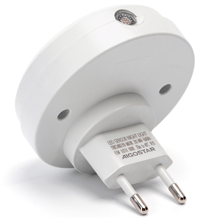 Aigostar - LED Nachtlampje met schemersensor LED/0,5W/230V 6500K