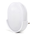 Aigostar - LED Nachtlamp met sensor LED/1W/230V 6500K ovaal