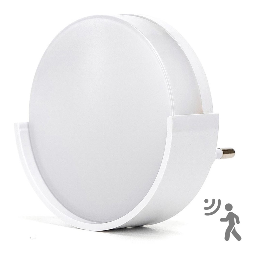 Aigostar - LED Nachtlampje met schemersensor LED/1W/230V 6500K rond