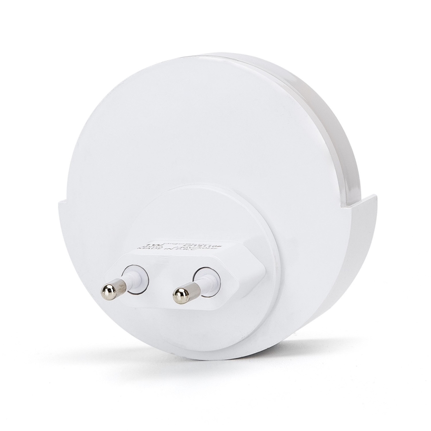Aigostar - LED Nachtlampje met schemersensor LED/1W/230V 6500K rond