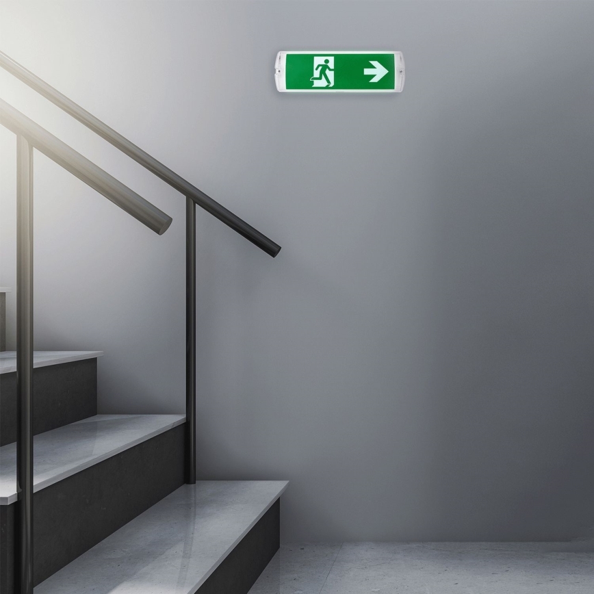 Aigostar - LED Noodverlichting EMERGENCY EXIT LED/4W/230V IP65 6500K 600mAh