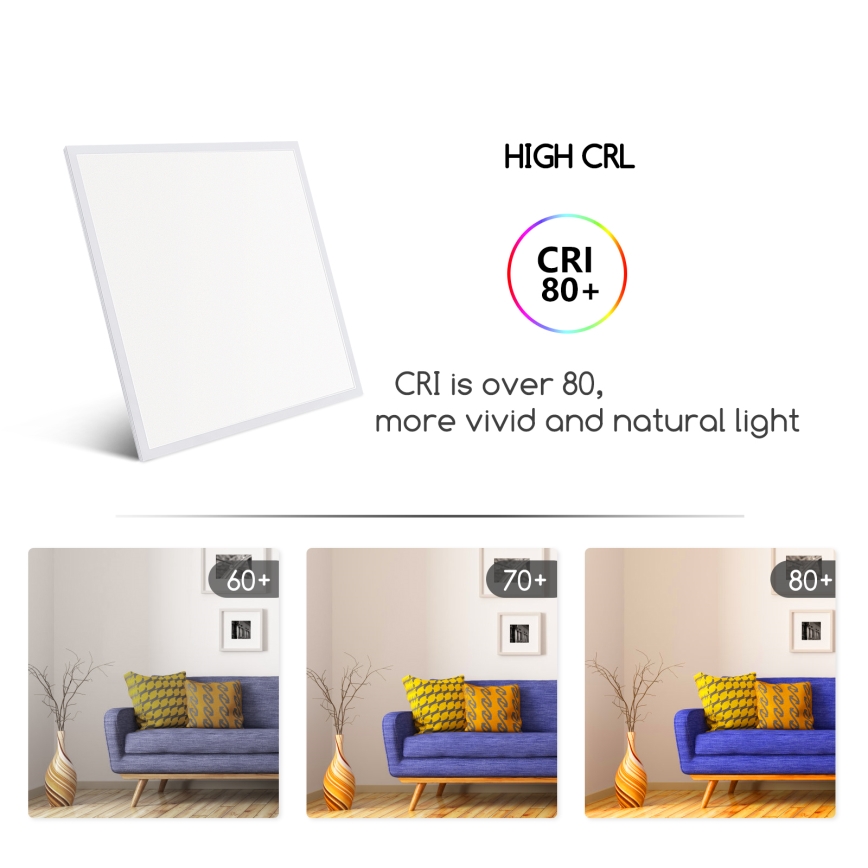 Aigostar - LED Inbouwpaneel LED/40W/230V 6500K 60x60cm wit